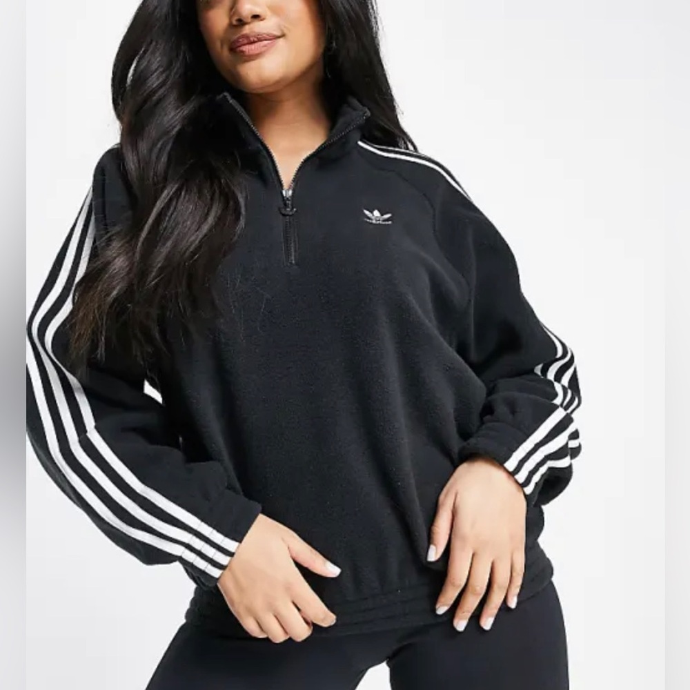 Adidas Polar Fleece Quarter Zip Sweatshirt